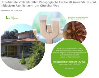 Götscher Weg Stellenausschreibung